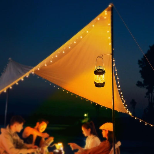 Rechargeable 2-in-1 Outdoor Camping Lamp & Disco/Fancy Light Stage Light with USB Cable (Random color)